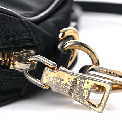 Prada Tessuto Nylon Saffiano Small Crossbody Bag Black 23 of 25