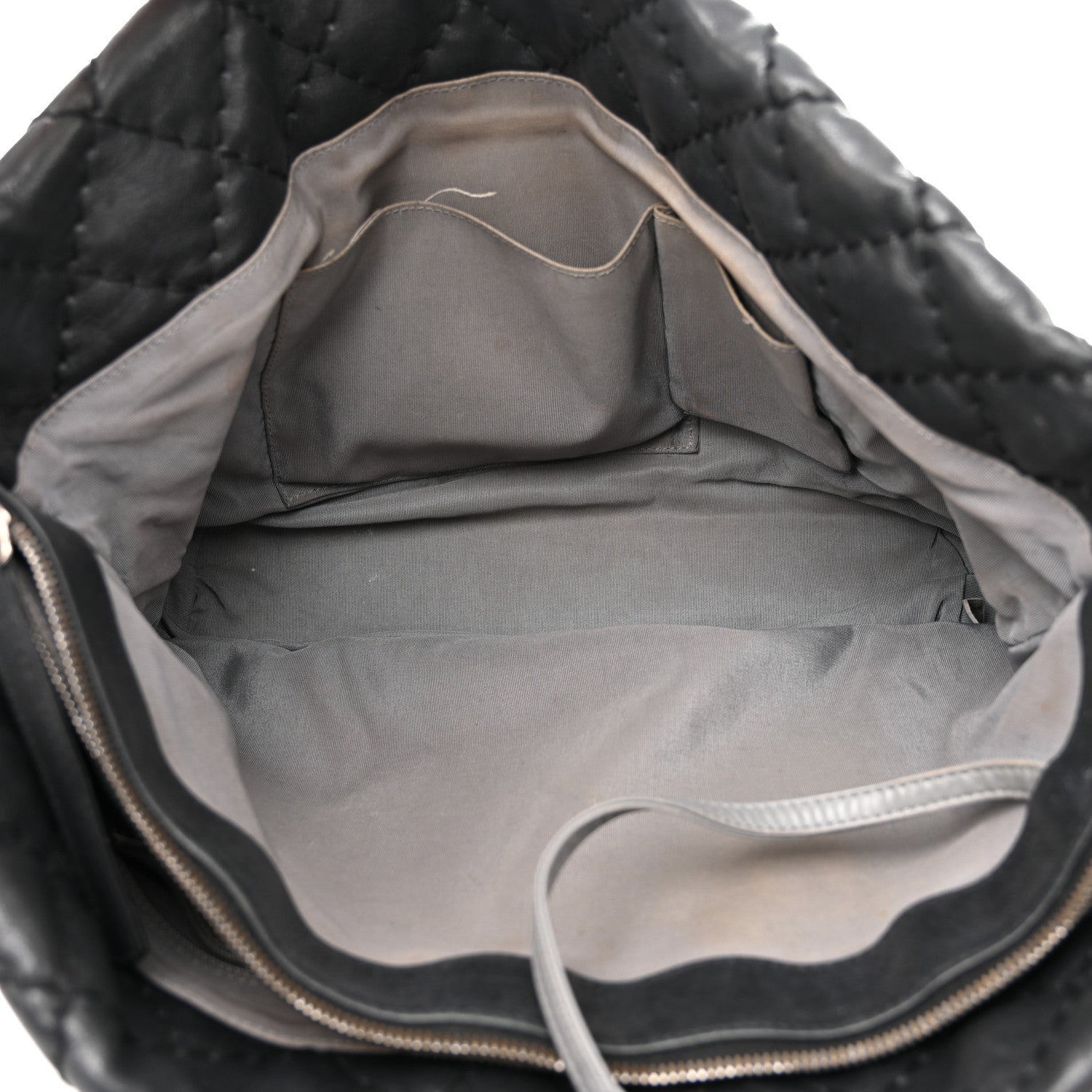 Chanel Calfskin Ultimate Stitch Shopping Tote Black 5 of 13