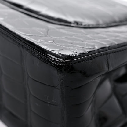 Chanel Alligator Jumbo Double Flap Black 11 of 16