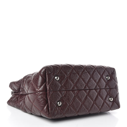 Chanel Aged Calfskin Reissue 2.55 Tote Burgundy 4 of 10