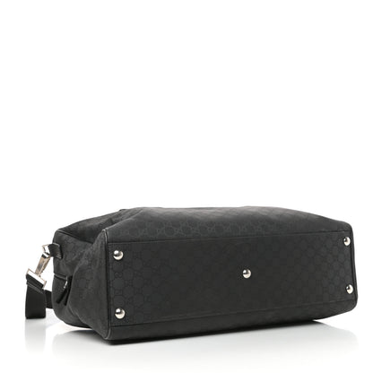 Gucci Nylon Monogram Large Duffle Bag Black 3 of 8