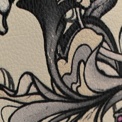 Prada X JAMES JEAN Glace Calfskin Rabbit Print Cahier Bag Opaline 12 of 12