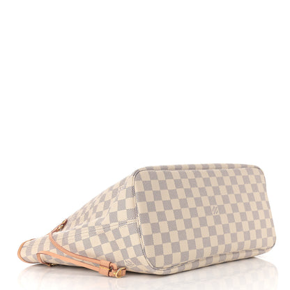 Louis Vuitton Damier Azur Neo Neverfull MM Rose Ballerine 5 of 12