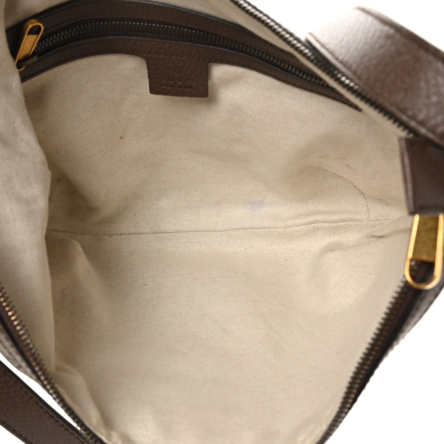 Gucci GG Supreme Monogram Web Small Ophidia Half Moon Hobo Brown 5 of 10