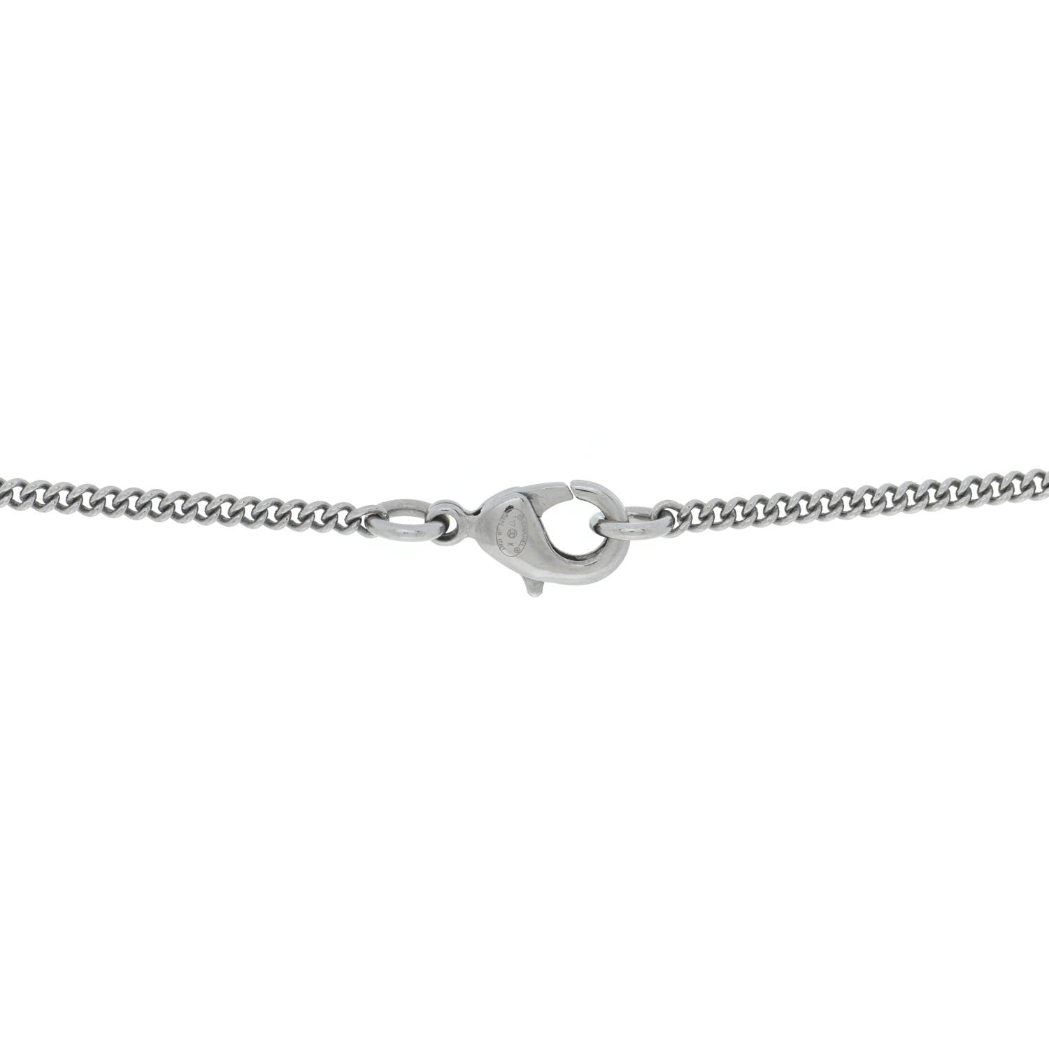 Chanel Ruthenium Crystal Star CC Necklace Iridescent Pink 6 of 7
