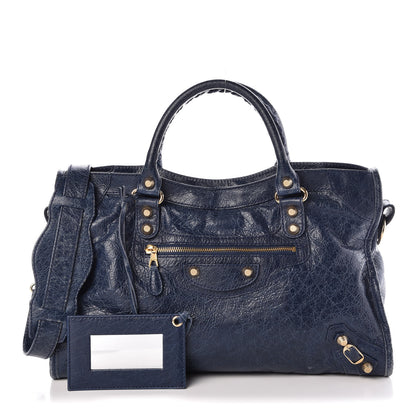 Balenciaga Agneau Giant 12 Gold Hardware City Bleu Mineral 1 of 11