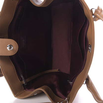 Chanel Caviar Large Cerf Executive Shopper Tote Camel 5 of 8