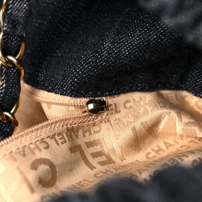 Chanel Denim XL Coco Cabas Tote Blue 11 of 14