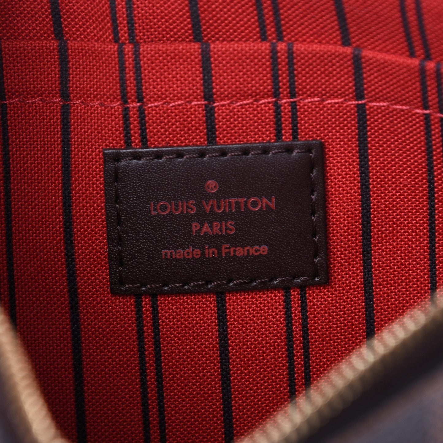 Damier Ebene Neverfull MM GM Pochette
