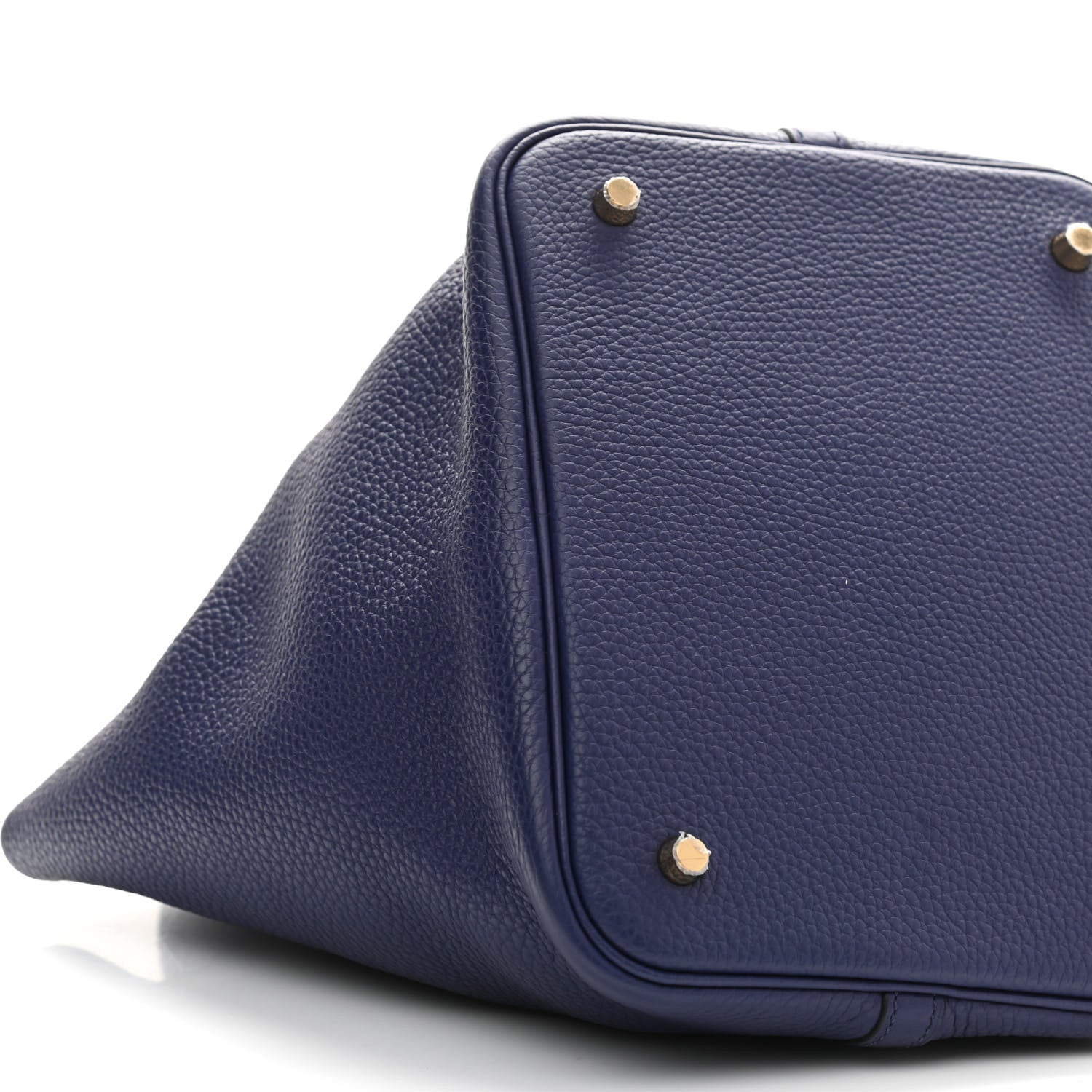 Hermes Taurillon Clemence Picotin Lock 22 MM Bleu Encre 8 of 9