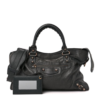 Balenciaga Agneau Giant 12 Rose Gold Hardware City Anthracite 3 of 13