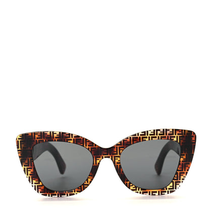 Fendi Acetate F is Fendi FF 51mm Cat Eye Sunglasses 0327/S Tortoise Camouflage 2 of 7