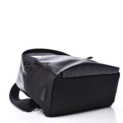 Fendi Nylon Vitello Liberty Metal Monster Eyes Rounded Backpack Black 3 of 8