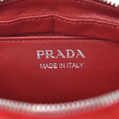 Prada Suede Diagramme Crossbody Rosso 6 of 8