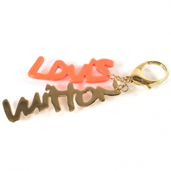 Graffiti Bag Charm Orange