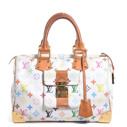 Louis Vuitton Monogram Multicolor Speedy 30 White 1 of 8