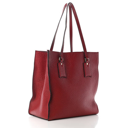 Burberry Heritage Grain Medium Woodbury Tote Military Red 2 of 8