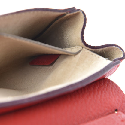Chloe Grained Lambskin Drew Shoulder Bag Plaid Red 8 of 15