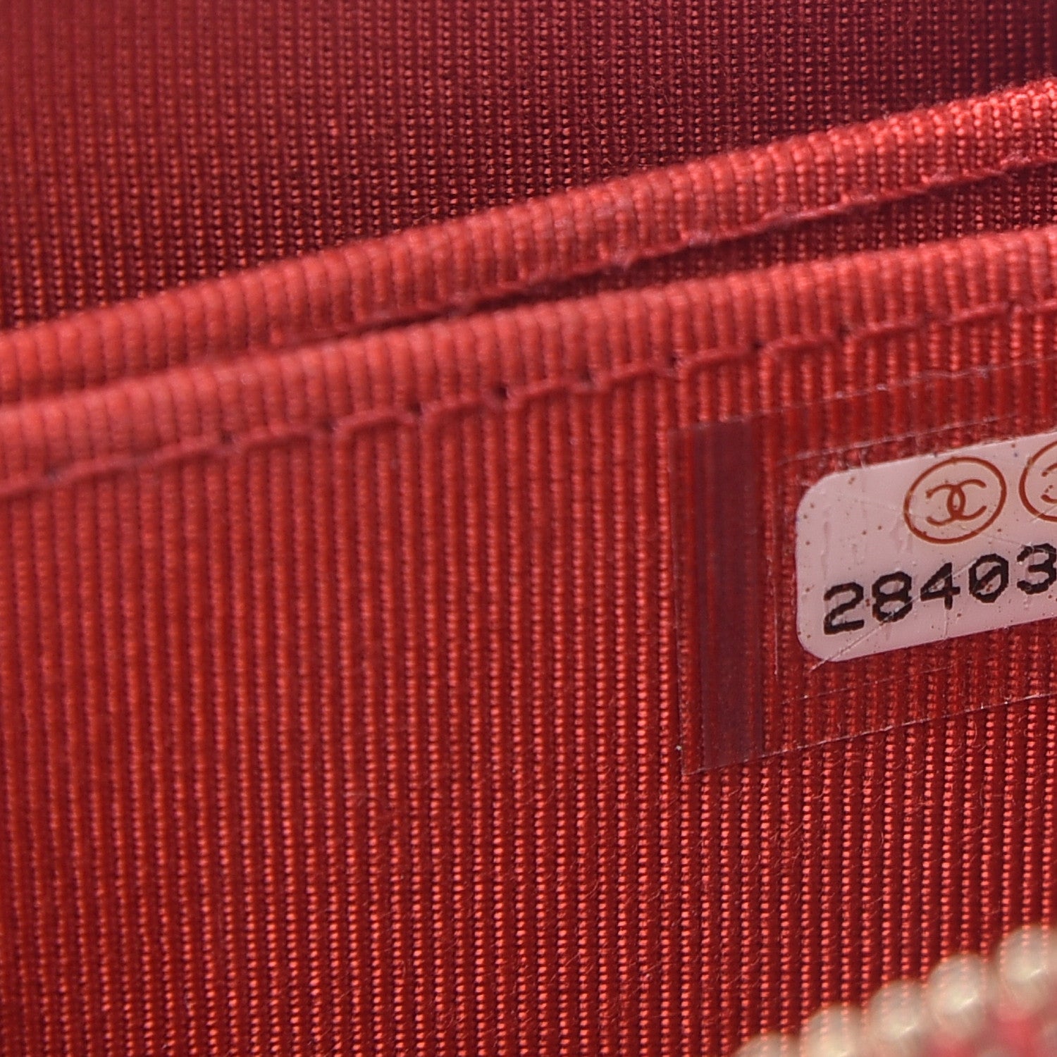 Chanel Caviar Quilted Zip Coin Purse Red 7 of 8