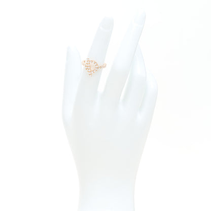Hermes 18K Rose Gold Diamond Finesse Ring 50 5.25 2 of 8