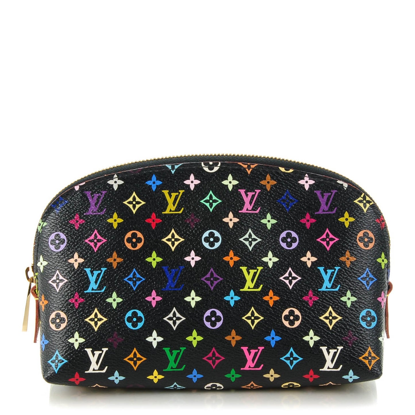 Monogram Multicolor Cosmetic Pouch Black Grenade