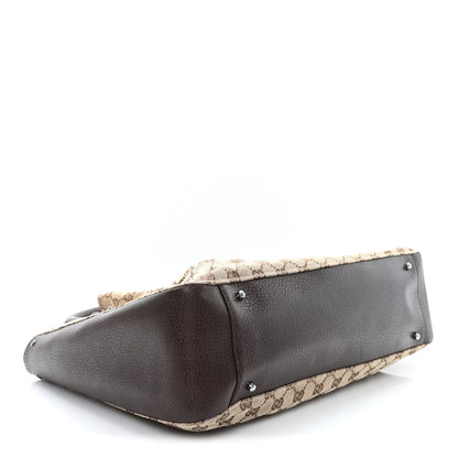 Gucci Monogram Large Bucket Tote Dark Brown 4 of 10