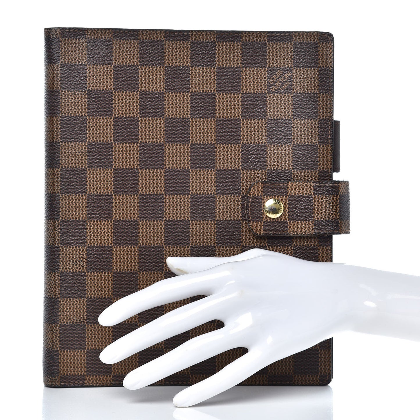 Damier Ebene Large Ring Agenda Cover