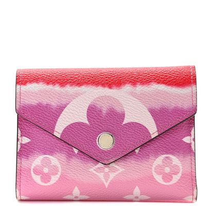 Louis Vuitton Monogram Escale Victorine Wallet Red 1 of 9