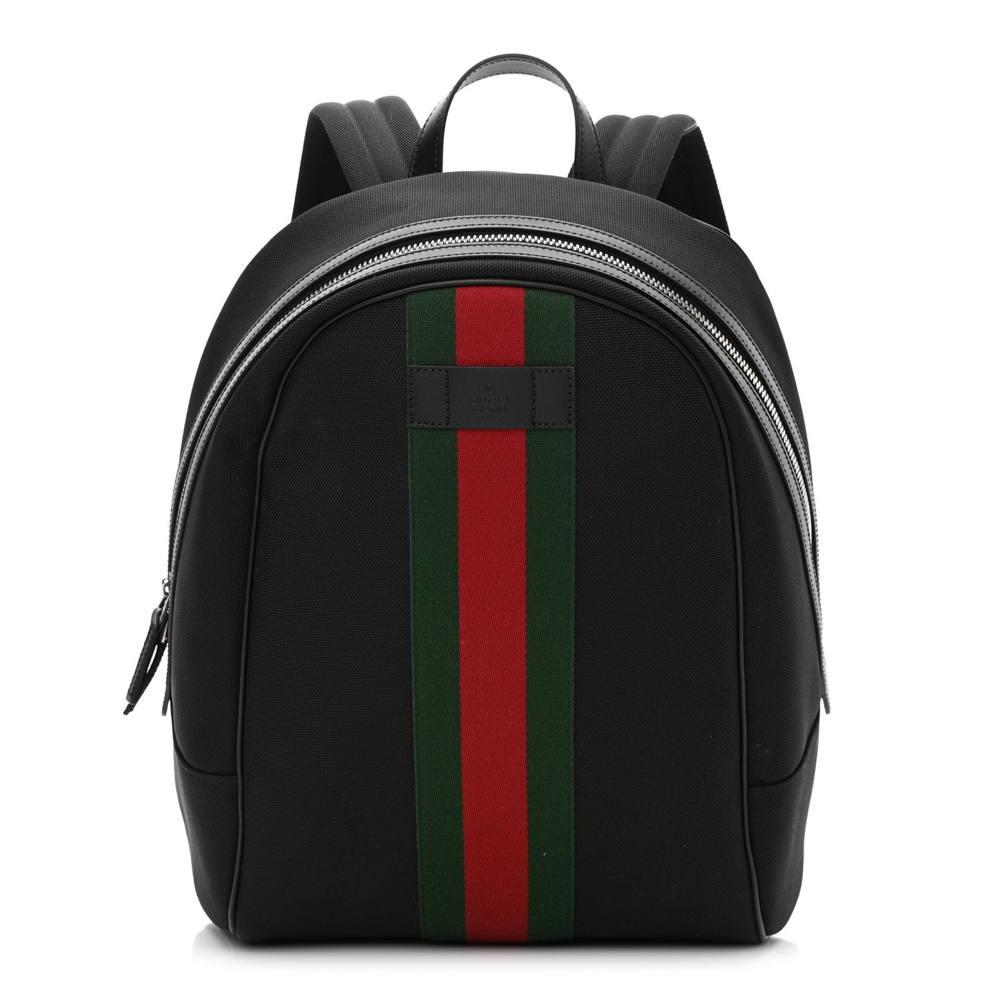 Techno Canvas Web Backpack Black