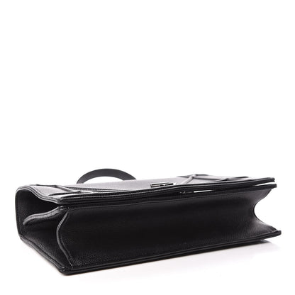 Christian Dior Grained Calfskin Medium Diorama Flap Bag Black 4 of 12