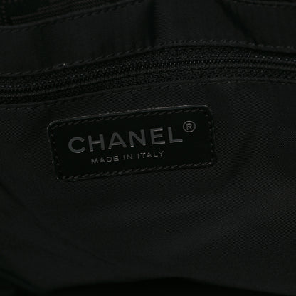 Chanel Nylon Large Travel Tote Brown 6 of 11