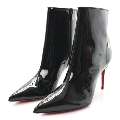 Christian Louboutin Patent Sporty Kate Booty 85 Ankle Boots 36.5 Black 4 of 9