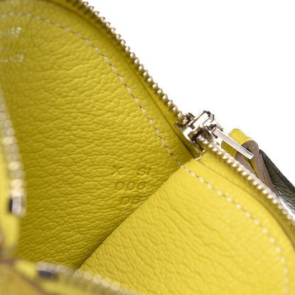 Hermes Chevre Mysore Tutti Frutti Citron Coin Purse Charm Lime 7 of 9