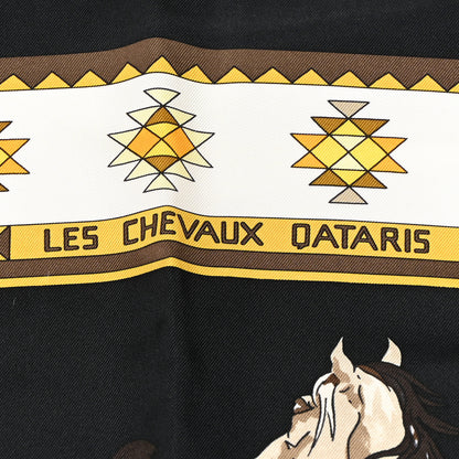 Hermes Silk Les Chevaux Qataris Scarf 90 3 of 6