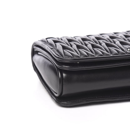 Miu Miu Nappa Matelasse Club Shoulder Bag Black 6 of 8
