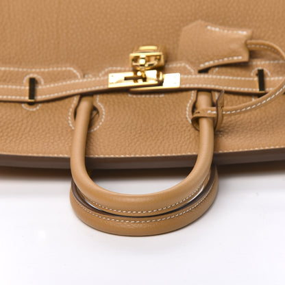 Hermes Togo Birkin 25 Natural Sable 33 of 37