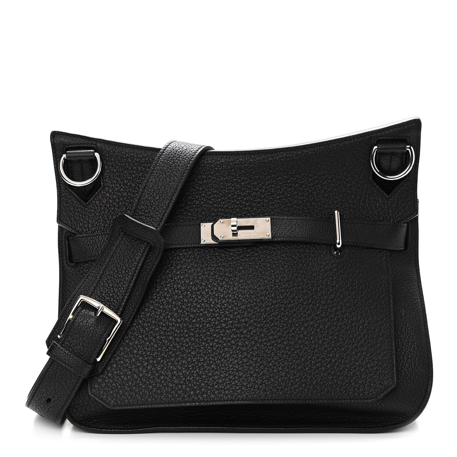 Hermes Taurillon Clemence Jypsiere 34 Black 1 of 12
