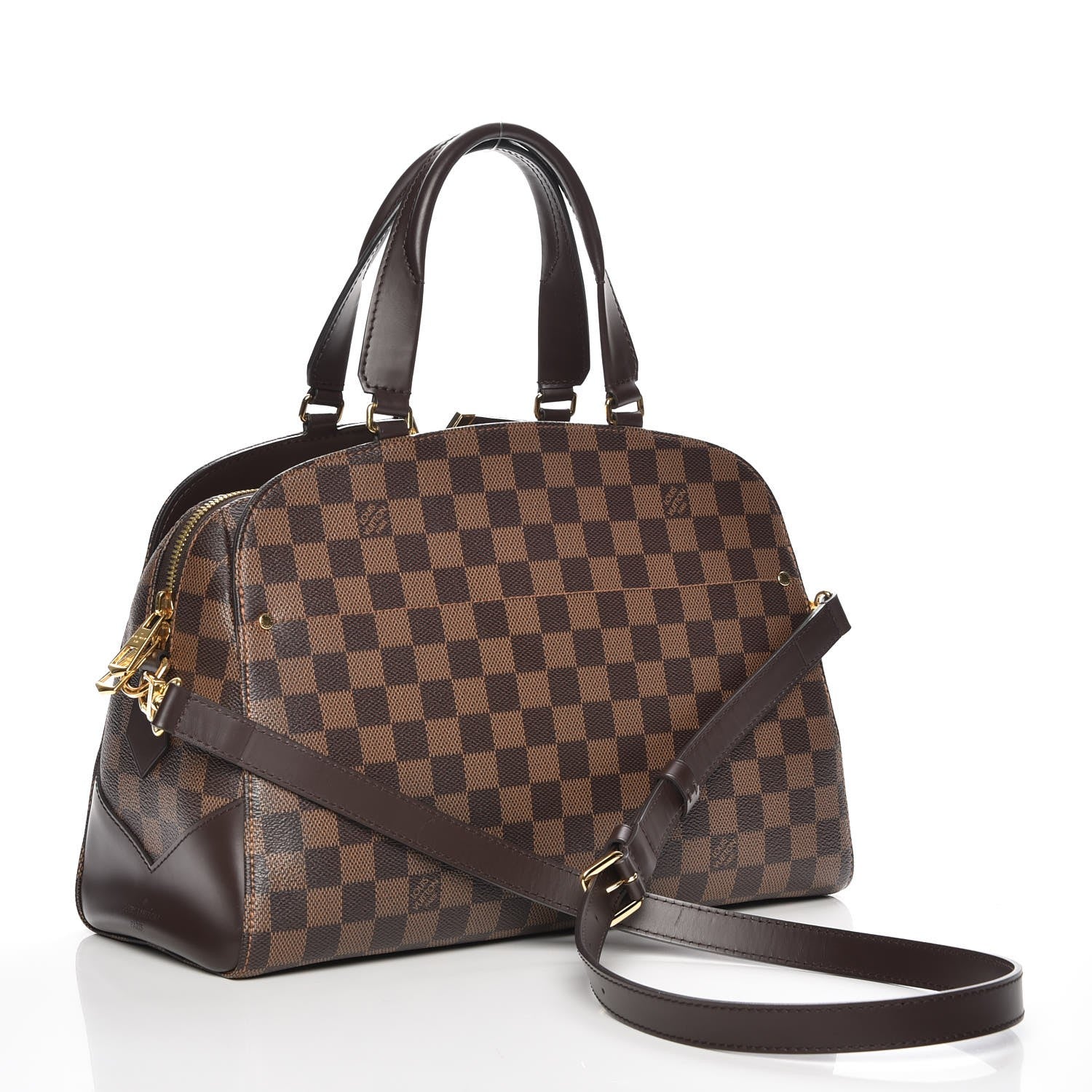 Louis Vuitton Damier Ebene Kensington Bowling Bag 4 of 8