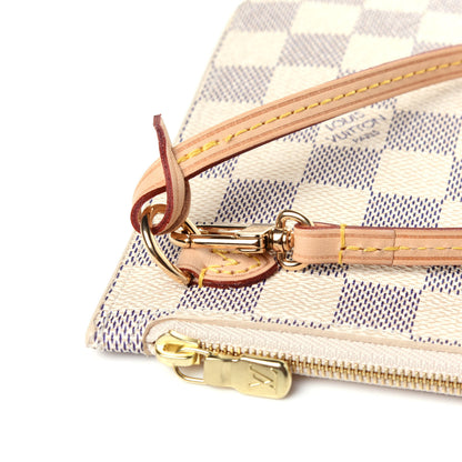 Louis Vuitton Damier Azur Neverfull MM GM Pochette 10 of 10