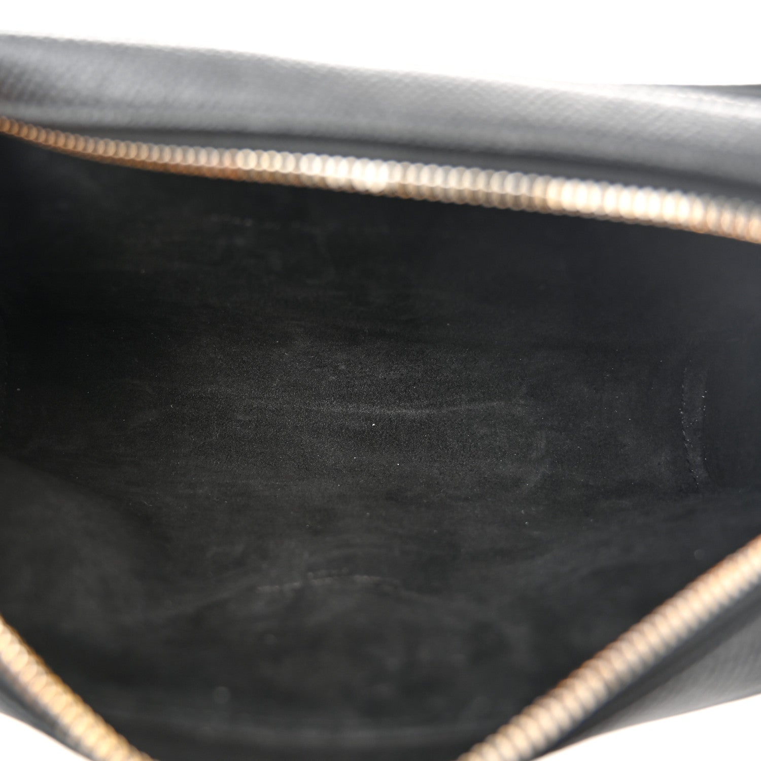 Christian Dior Grained Calfskin Caro Double Pouch Black 5 of 10