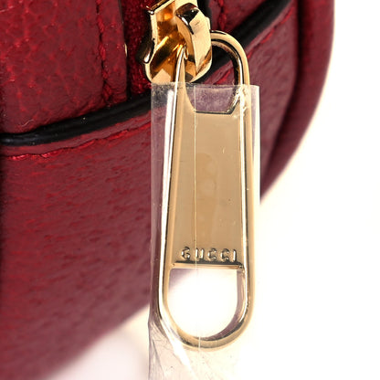 Gucci GG Supreme Monogram Web Flora Mini Ophidia Round Backpack Red 12 of 12