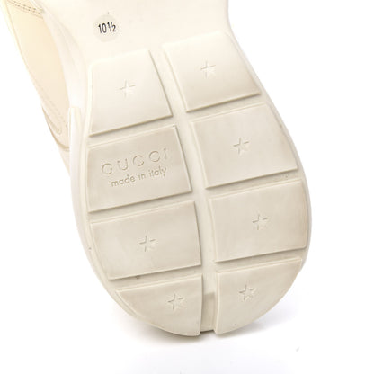 Gucci Calfskin Interlocking G Logo Mens Rhyton Sneakers 10.5 Ivory 10 of 13