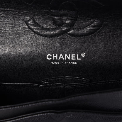 Chanel Caviar Quilted Medium Double Flap Black 6 of 14
