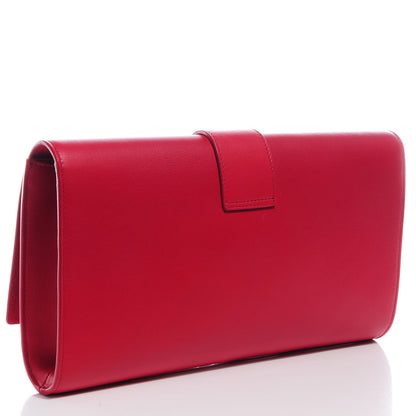 Saint Laurent Leather Classic Y Clutch Rouge Orient 3 of 8