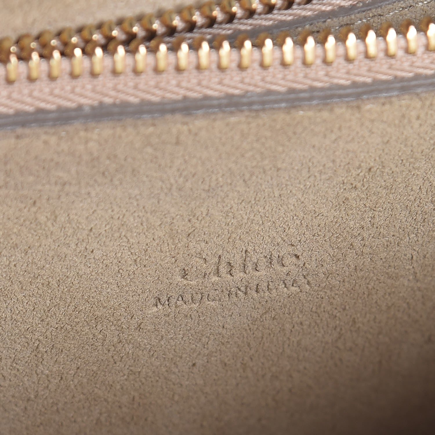 Chloe Calfskin Suede Medium Faye Shoulder Bag Motty Grey 6 of 10