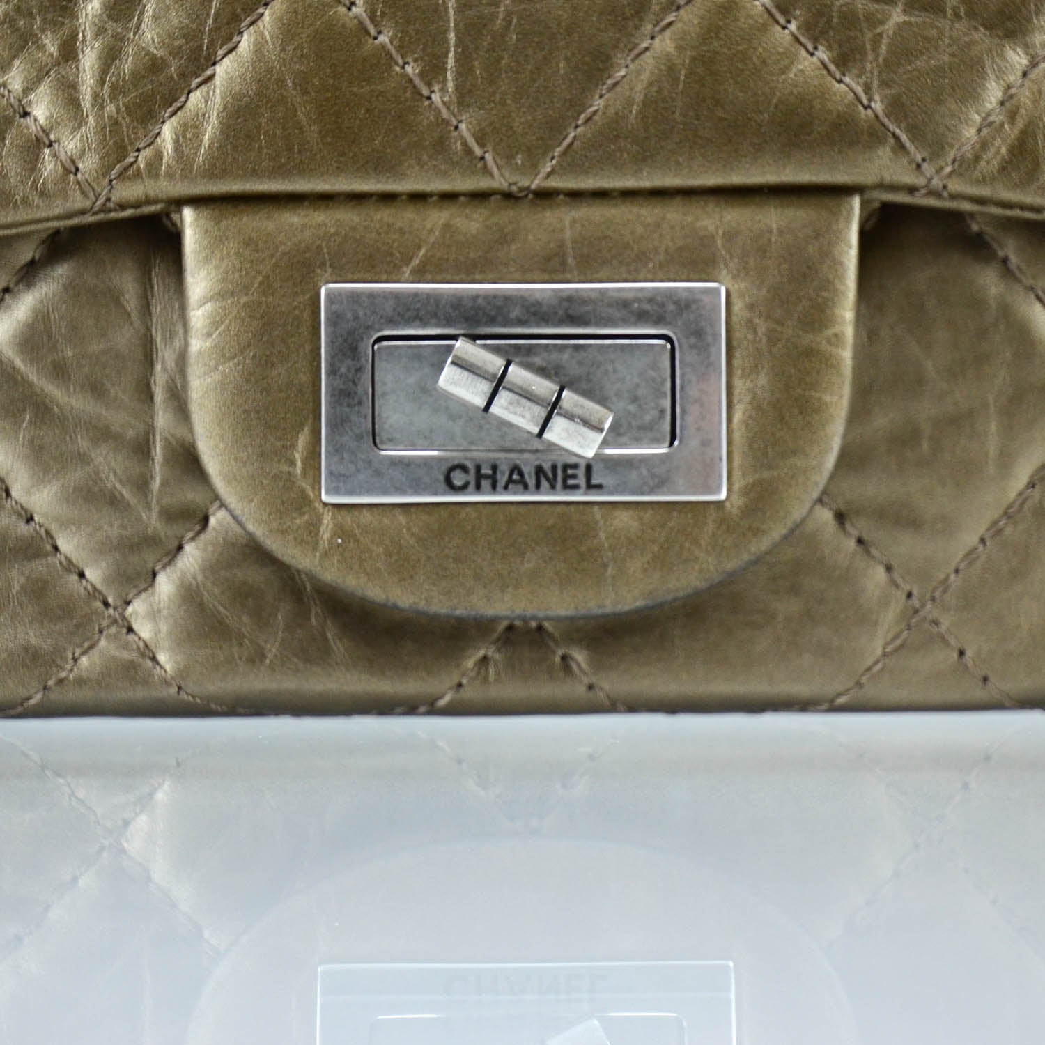 Chanel Leather 2.55 Reissue 227 Flap Bronze 7 of 11