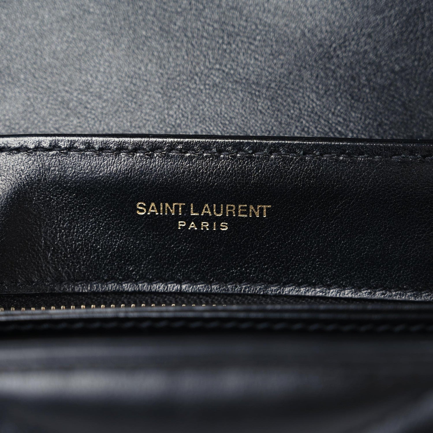 Saint Laurent Calfskin Y Quilted Monogram Toy Loulou Crossbody Bag Black 8 of 10