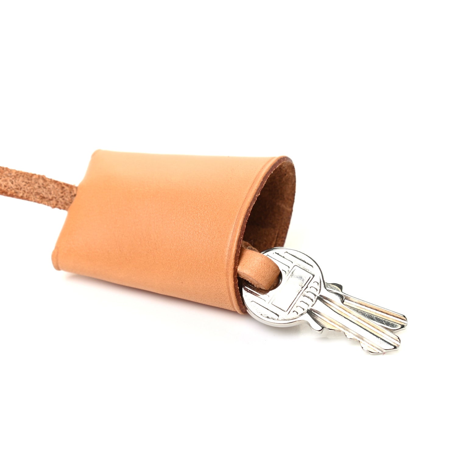 Hermes Vache Hunter Lock and Key Clochette Set Natural 3 of 5