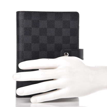Louis Vuitton Damier Graphite Medium Ring Agenda Cover 2 of 8