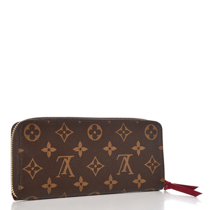Louis Vuitton Monogram Clemence Wallet Fuchsia 3 of 8